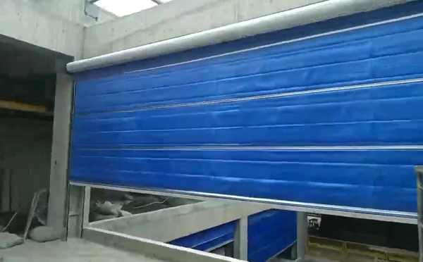 大型物流园区完成博湖防火门整体安装工程